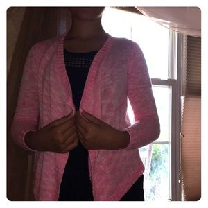Pink cardigan